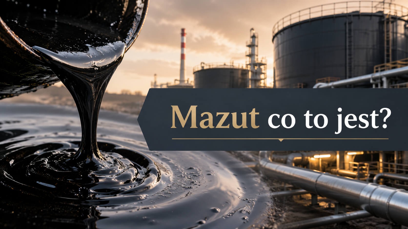 Mazut co to jest? Kluczowe informacje o tym paliwie opałowym